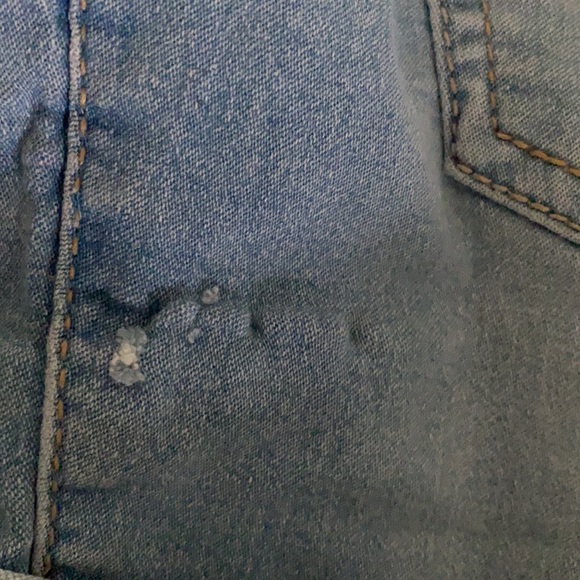 Jordache paper bag style cuffed jean shorts Size 8 - Picture 8 of 8